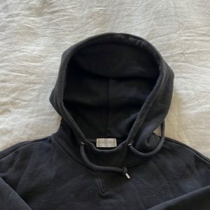 John Elliott kake mock pullover sweatshirt in black